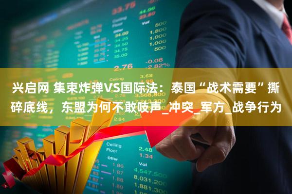 兴启网 集束炸弹VS国际法：泰国“战术需要”撕碎底线，东盟为何不敢吱声_冲突_军方_战争行为