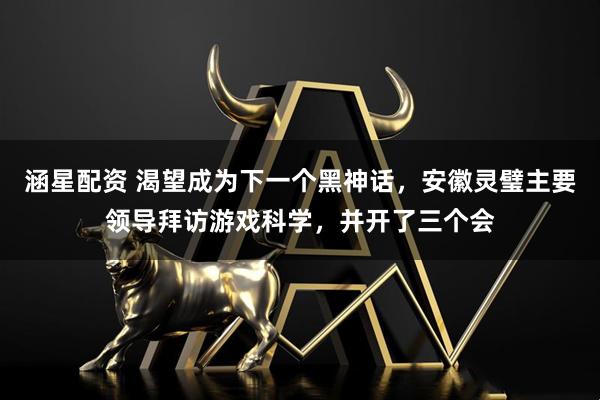 涵星配资 渴望成为下一个黑神话，安徽灵璧主要领导拜访游戏科学，并开了三个会